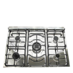 فرن غاز سوبر جنرال 5 شعلات مع أمان كامل وشواية مزدوجة وإشعال ذاتي ستيل فضي مقاس 90×60سم – KSGC9262FSY - الصورة 4