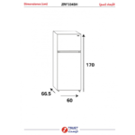 ⁦ز.ترست ثلاجة 11.7 قدم3، 333 لتر - أستيل -ZRF334SH⁩ - الصورة ⁦7⁩