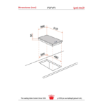 جليم بلت إن - غاز (29) سم ، (2) شعلات ، مفاتيح التحكم أمامية - أستيل -P3FVFI - الصورة 4