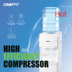 ⁦برادة مياه كرفت – 2 بزبوز (حار / بارد) ابيض CWD834SL⁩ - الصورة ⁦3⁩