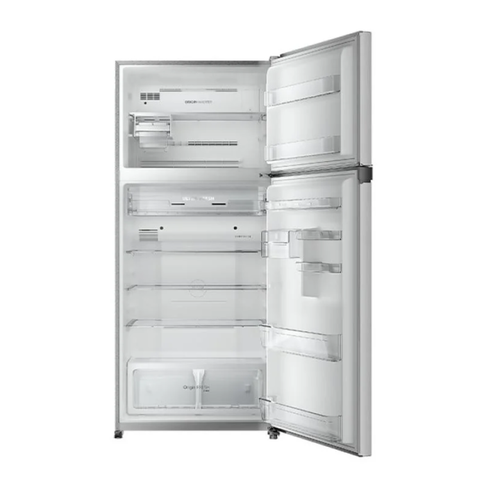 ⁦توشيبا ثلاجة بابين انفرتر - 21.5 قدم مكعب - 608 لتر - فضي - GR-RT835WE-PMU(49)⁩ - الصورة ⁦4⁩