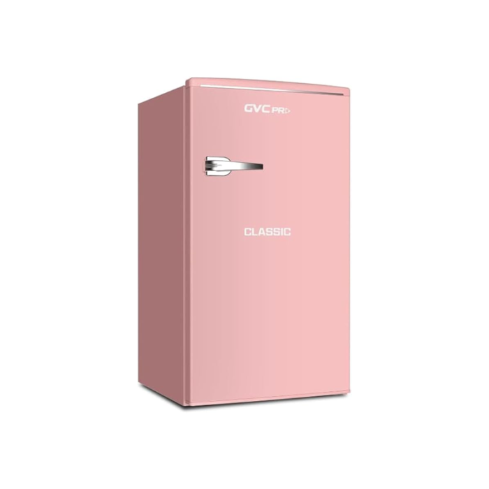 ⁦جي في سي برو ثلاجة كلاسيك,تصميم عصري ,وردي 3قدم - GVRG-129 pink⁩ - الصورة ⁦1⁩