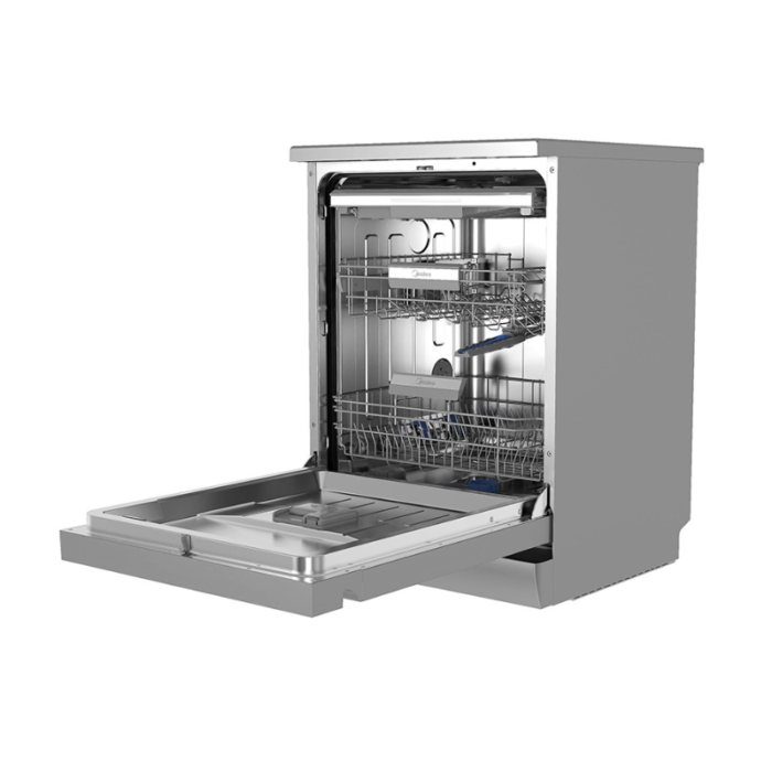 ⁦ميديا غسالة اطباق 15 مكان – 9 برامج – ستيل -WQP15WU7633GSS⁩ - الصورة ⁦4⁩