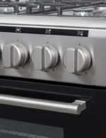 ⁦فرن فيستل غاز مقاس 60*90 سم , مروحة توزيع الحرارة , مروحة تبريد , سيخ شواية , شبك خفيف ، تركي FG9E5086NX⁩ - الصورة ⁦2⁩