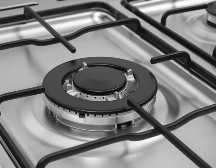 ⁦فرن فيستل غاز مقاس 60*90 سم , مروحة توزيع الحرارة , مروحة تبريد , سيخ شواية , شبك خفيف ، تركي FG9E5086NX⁩ - الصورة ⁦4⁩