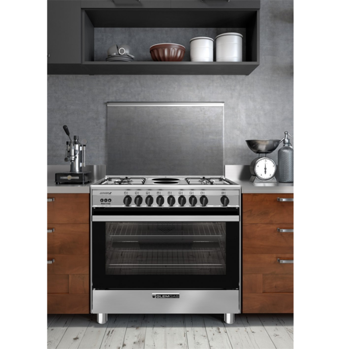 ⁦فرن جليم غاز 60×90 بستة عيون (4 غاز + 2 كهرباء) مع مروحة للهواء الساخن-SE966GIFS⁩ - الصورة ⁦8⁩