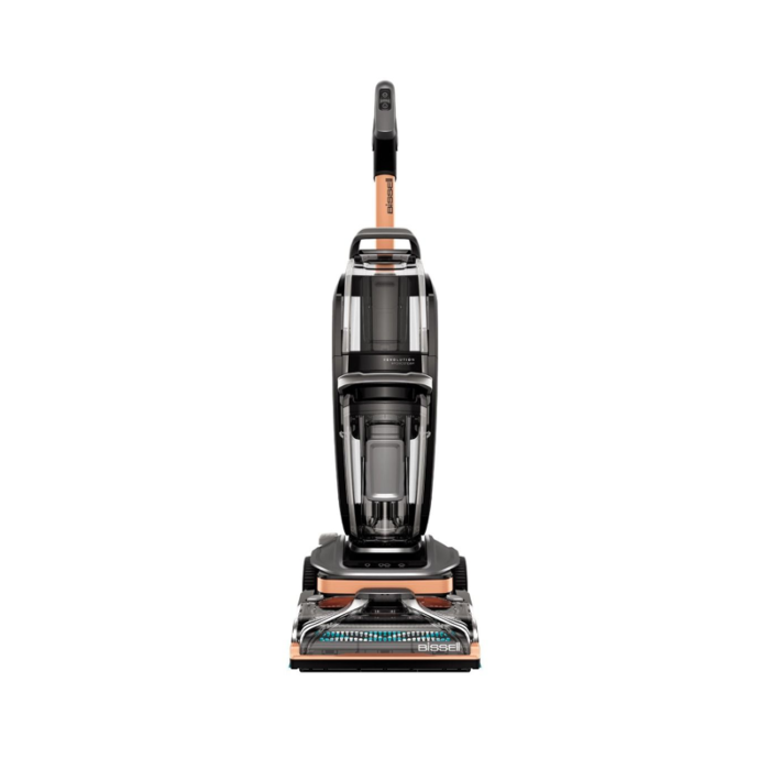 ⁦مكنسة بيسيل HydroSteam Revolution 1500 واط – غسيل بالبخار للسجاد والمفروشات – تيتانيوم/أسود – موديل 3672⁩ - الصورة ⁦1⁩
