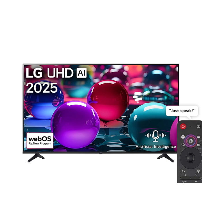 ⁦شاشة إل جي 65 بوصة LED 4K UHD سمارت – WebOS 25 + معالج A7 AI Gen8 – موديل 65UA73006LA⁩ - الصورة ⁦3⁩