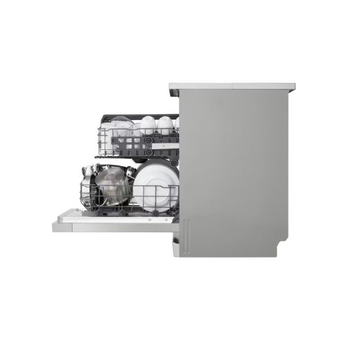 ⁦إل جي غسالة صحون، 14 مكان تخزين  5 برامج، فضي-DFC612FVE⁩ - الصورة ⁦6⁩