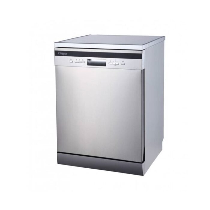 ⁦ز.ترست غسالة صحون ، 7برامج ، شاشة عرض ، 15طقم ـ أستيل-ZDW15S⁩ - الصورة ⁦2⁩