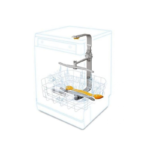 ⁦ارستون غسالة صحون - 10برامج-لون فضي -14 مكان تخزين -LFO3P31WLX60HZ⁩ - الصورة ⁦10⁩