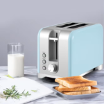 محمصة خبز مزدوجة من الستانلس ستيل – 930 واط – لون ازرق سماوي– موديل 800104013 - الصورة 6