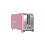 ⁦محمصة خبز مزدوجة من الستانلس ستيل – 930 واط – لون وردي – موديل 800104014⁩ - الصورة ⁦3⁩