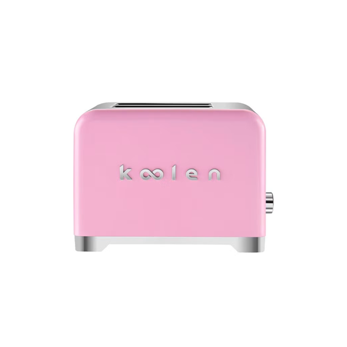 ⁦محمصة خبز مزدوجة من الستانلس ستيل – 930 واط – لون وردي – موديل 800104014⁩ - الصورة ⁦2⁩