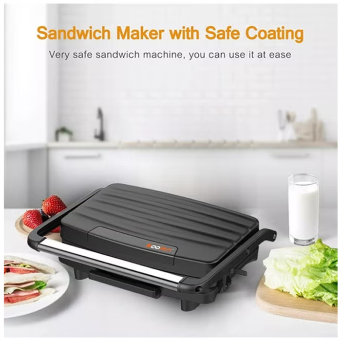 ⁦كولن صانعة الساندويتش  750 واط لون اسود  800106002⁩ - الصورة ⁦3⁩