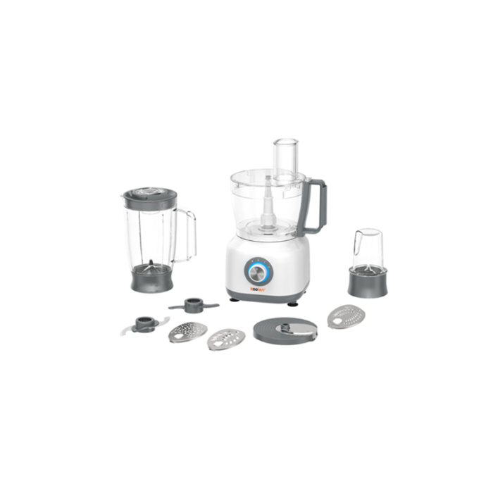 ⁦801102005 كولن محضر طعام 800 واط، 1.2 لتر، 2 سرعة، لون أبيض⁩ - الصورة ⁦2⁩