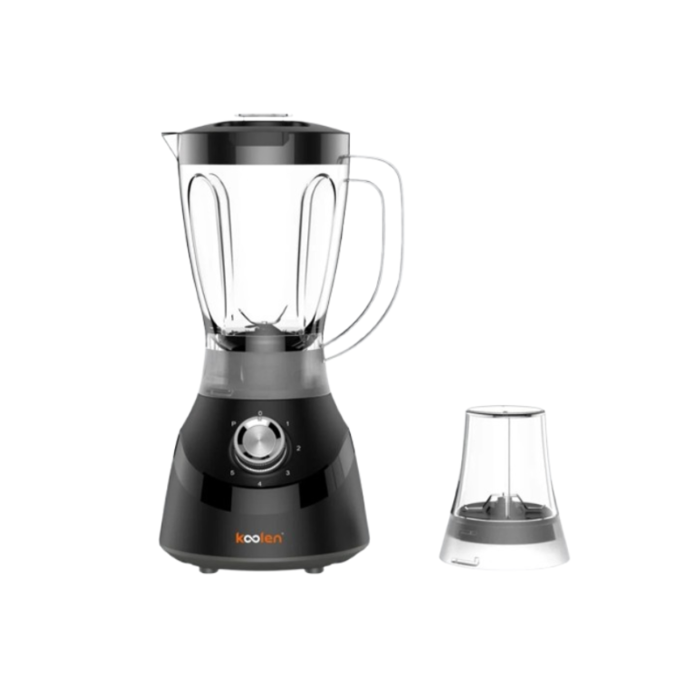 ⁦801107019 كولن خلاط كهربائي 600 واط، سعة لتر، 5 سرعات اسود⁩ - الصورة ⁦2⁩