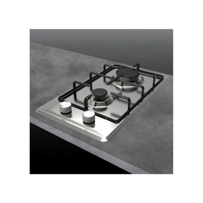 ⁦جليم بلت إن - غاز (29) سم ، (2) شعلات ، مفاتيح التحكم أمامية - أستيل -P3FVFI⁩ - الصورة ⁦2⁩