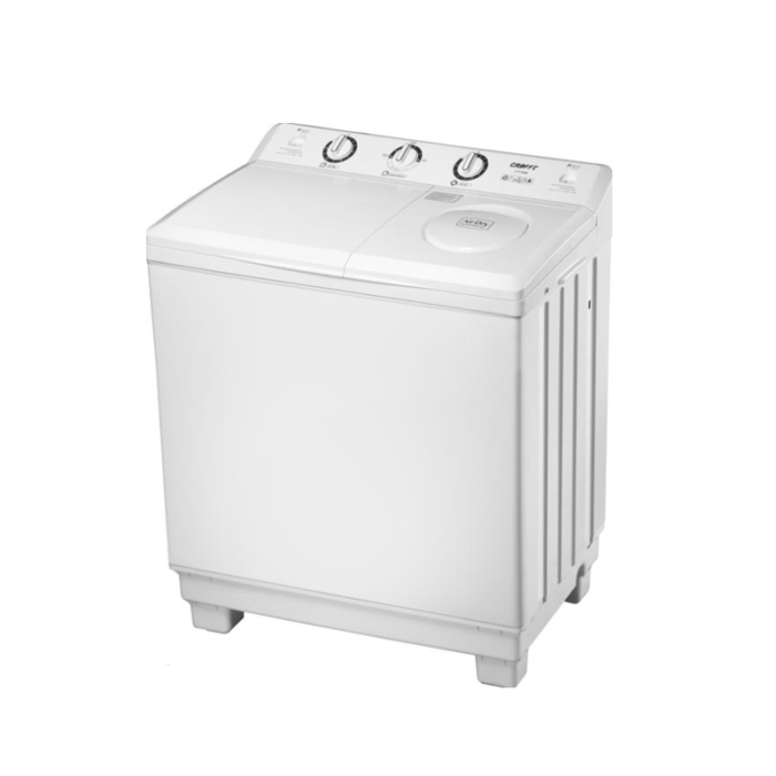 ⁦كرفت غسالة  حوضين 9- ك- لون ابيض- CTT1B9W⁩ - الصورة ⁦3⁩