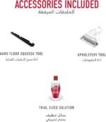 مكنسة هوفر Brush & Wash لغسيل السجاد والأرضيات الصلبة 2 في 1 – 1350 واط – تقنية SpinScrub – رمادي – F5916901 - الصورة 7