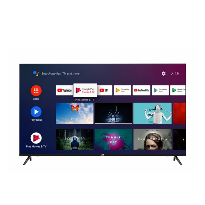 ⁦شاشة JVC مقاس 55 بوصة 4K UHD – Google TV – تصميم بدون إطار – LT-55N7125⁩ - الصورة ⁦1⁩