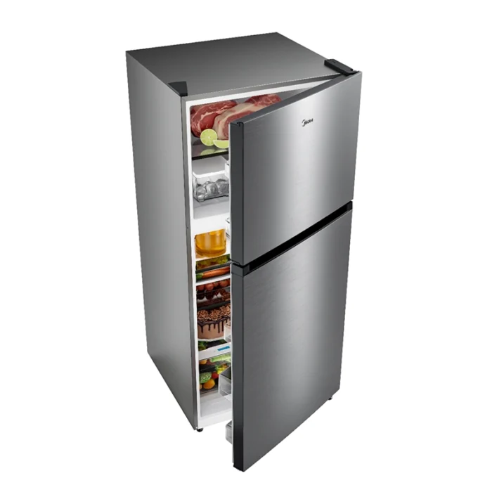 ⁦ثلاجة ميديا بابين فريزر علوي 18.3 قدم ستيل بتحكم إلكتروني صناعة تايلاندي– MDRT687FGU46DI⁩ - الصورة ⁦9⁩