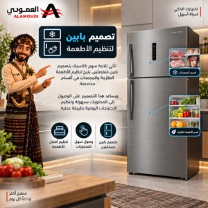 ثلاجة سوبر كلاسيك بابين 580 لتر (20.5 قدم) بخار إنفرتر فضي – SPCRF-779N 5 Untitled 5 23