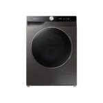 سامسونج غسالة ومجفف تحميل أمامي – 12 كجم غسيل و8 كجم تجفيف – 24 برنامج – فضي – WD12TP34DSX/YL