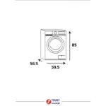 ⁦غسالة ونشافة Z.TRUST أمامية 11 كيلو غسيل / 7 كيلو تجفيف – واي فاي – ZFWD11MD⁩ - الصورة ⁦9⁩