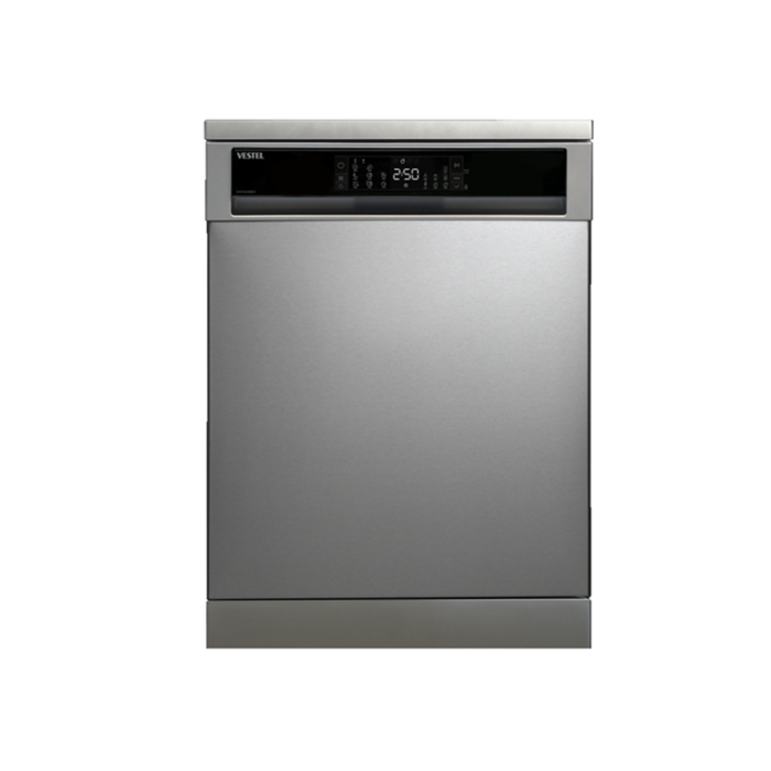 ⁦غسالة صحون فيستل 15 مكان 8 برامج – فضي – DWFA238B1X⁩ - الصورة ⁦2⁩