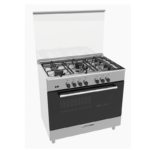 ⁦جليم غاز فرن غاز 60*90، 5 عين، امان كامل، ايطالي، استيل -AL9612GIFS⁩ - الصورة ⁦3⁩