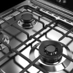 ⁦جليم غاز فرن غاز 60*90، 5 عين، امان كامل، ايطالي، استيل -AL9612GIFS⁩ - الصورة ⁦6⁩