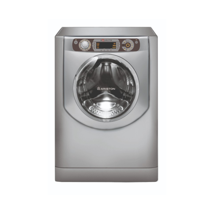 ⁦أريستون غسالة و مجفف تحميل أمامي – 11 كجم غسيل و 7 كجم تجفيف – 16 برنامج – فضي – AQD1170D49X60HZ⁩ - الصورة ⁦2⁩