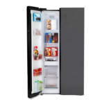 ثلاجة باناسونيك دولابي سعة 20.8 قدم تبريد متطور بتقنية الإنفيرتر وتصميم أنيق بلون فضي-NR-BS782GKSA - الصورة 4