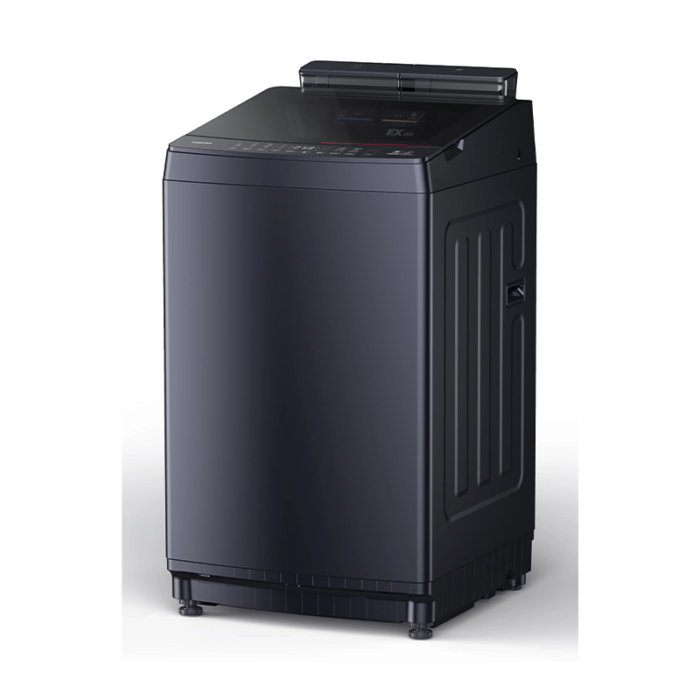 ⁦ توشيبا غسالة ملابس أتوماتيك فتحة علوية 10 كغ - تنشيف 75% - رمادي -AW-DUM1100JUPBB(MK)⁩ - الصورة ⁦3⁩