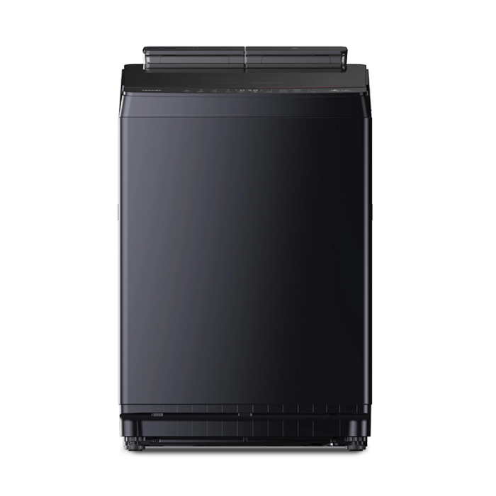 ⁦ توشيبا غسالة ملابس أتوماتيك فتحة علوية 10 كغ - تنشيف 75% - رمادي -AW-DUM1100JUPBB(MK)⁩ - الصورة ⁦2⁩