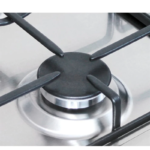 ⁦جليم غاز سطح بلت ان 6 شعلات 90 سم, 4 عين غاز+2عين كهرباء, 3500 واط, صمام أمان للعيون, استيل - P9LVCI⁩ - الصورة ⁦2⁩