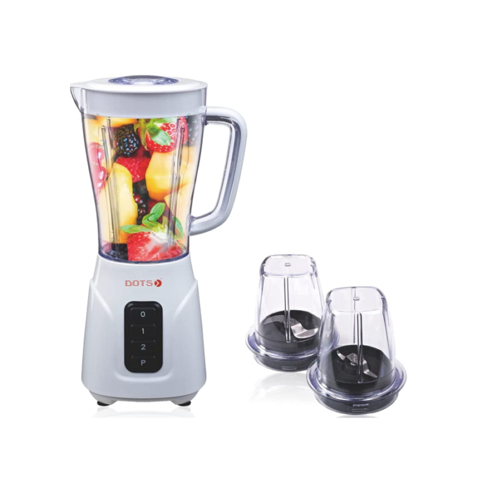 ⁦دوتس خلاط 500 واط سعة 1.5 لتر + مطحنة ابيض - BLD-6004⁩ - الصورة ⁦1⁩