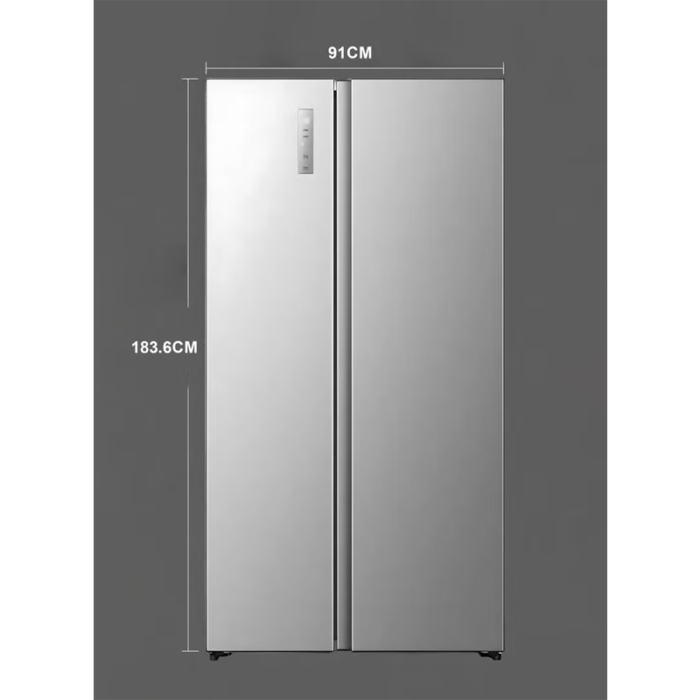 ⁦ثلاجة دانسات 17.6 قدم بخار استيل دولابي – DAN1760NF STEEL⁩ - الصورة ⁦4⁩