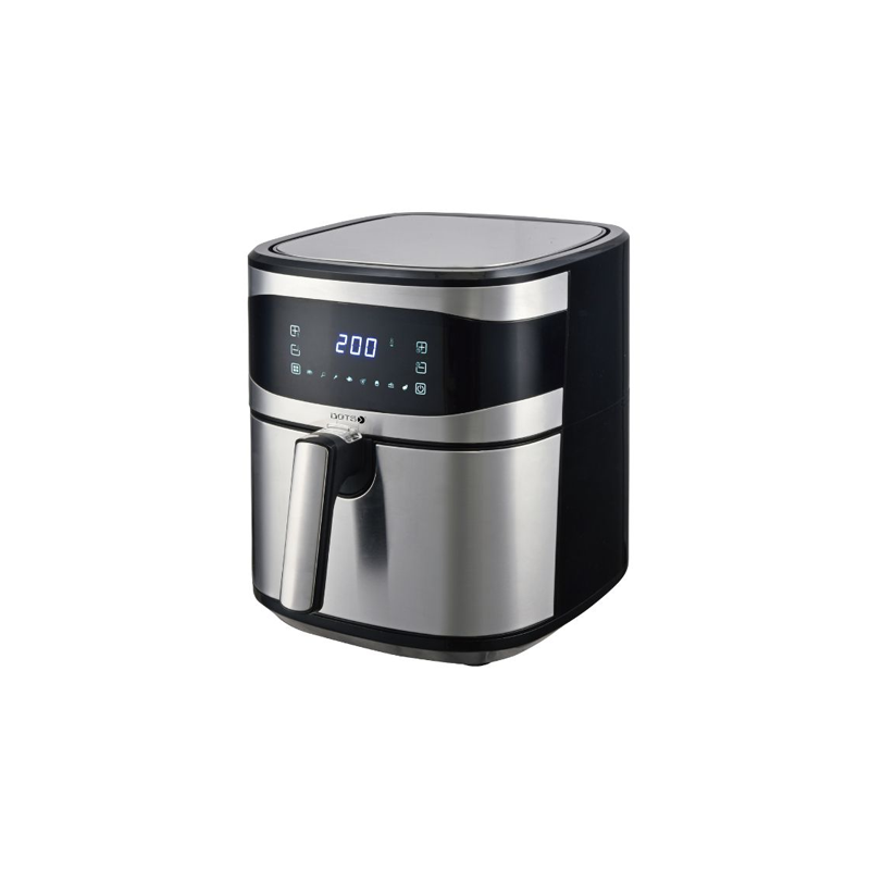 cfa1016d6.png دوتس قلاية هوائية, 1600 واط - سعة 6.5 لتر - طلاء غير لاصق - رف للقلي,فضي/اسود - CFA1016D6 - الصورة 1