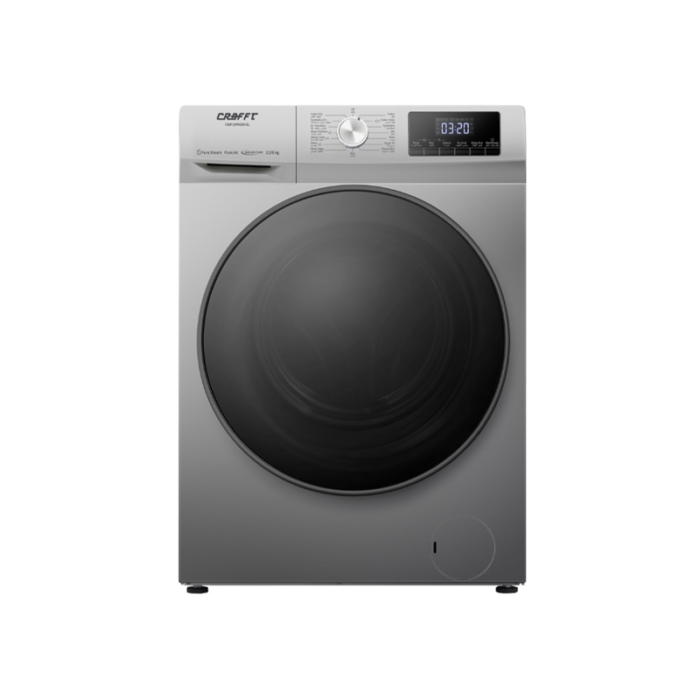 ⁦كرافت غساله اوتوماتيك فتحة امامية - 10 كيلو غسيل 6- كيلو تجفيف- لون سلفر- CWF10W6DHSL⁩ - الصورة ⁦2⁩