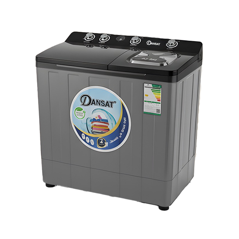 dan14tw_2.png غسالة دانسات حوضين تعبئة علوية سعة 13 كيلو – لون رمادي – DAN14TW - الصورة 1