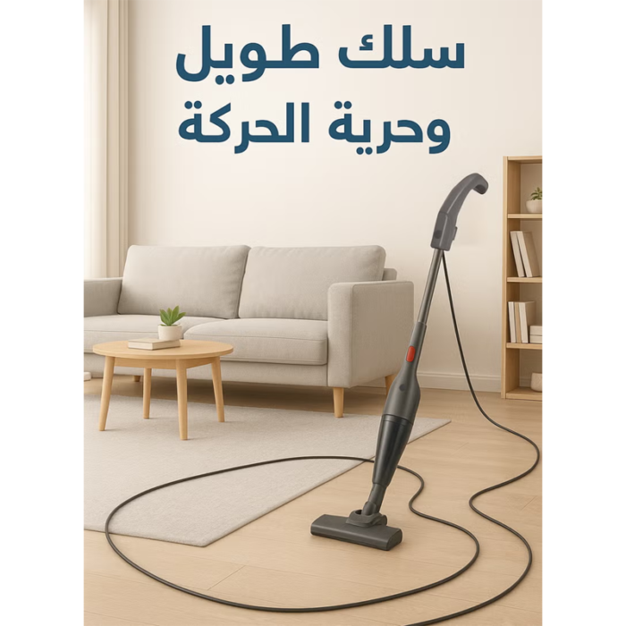 ⁦مكنسة دانسات عمودية 1.2 لتر 600 وات DANVC612ST⁩ - الصورة ⁦6⁩