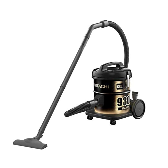 ⁦هيتاشي مكنسة برميل 12 لتر , 1600 وات , لون اسود , صنع في تايلند CV-930F BK⁩ - الصورة ⁦2⁩