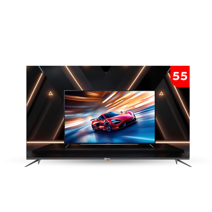 dtd55qled-1.png شاشة دانسات 55 بوصة جيمينج دقة الوضوح كيو ليد 120 هرتز, نظام جوجل تي في , رسيفر داخلي , حامل جداري DTD55QLED - الصورة 1