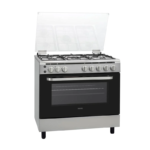 فرن فيستل غاز مقاس 60*90 سم , مروحة توزيع الحرارة , مروحة تبريد , سيخ شواية , شبك خفيف ، تركي FG9E5086NX