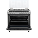 ⁦فرن فيستل غاز مقاس 90*60 سم , مروحة توزيع الحرارة , مروحة تبريد , سيخ شواية , شبك ثقيل , صنع في تركيا FG9P5086NX⁩ - الصورة ⁦6⁩