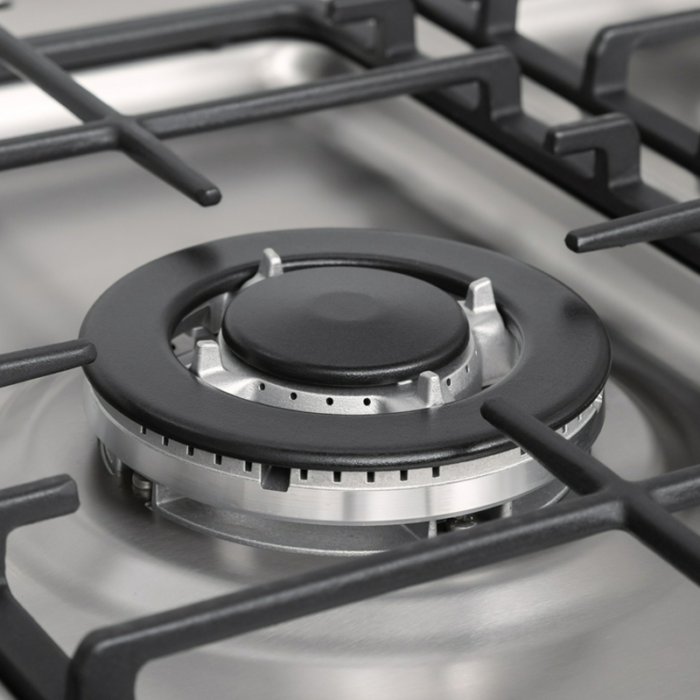 ⁦فرن فيستل غاز مقاس 90*60 سم , مروحة توزيع الحرارة , مروحة تبريد , سيخ شواية , شبك ثقيل , صنع في تركيا FG9P5086NX⁩ - الصورة ⁦4⁩