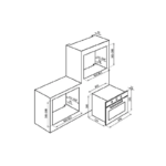 لاكتورفرن بلت ان مقاس 90 كهرباء , 9 وظائف , ديجتال كريستال اسود , صنع في ايطاليا - FE9VV092EG - الصورة 2