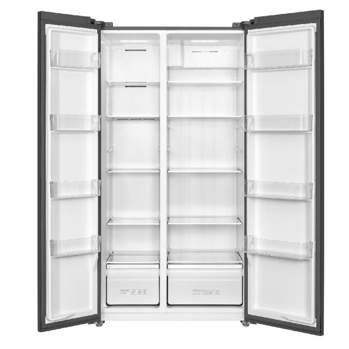 ⁦تي سي ال ثلاجة دولابي 17.2 قدم فضي- P635SBSX⁩ - الصورة ⁦2⁩